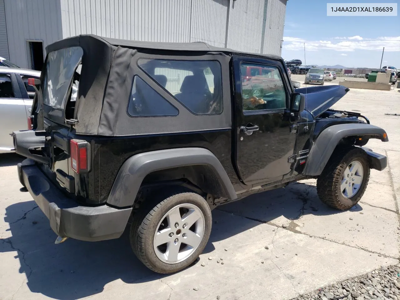 2010 Jeep Wrangler Sport VIN: 1J4AA2D1XAL186639 Lot: 56301284