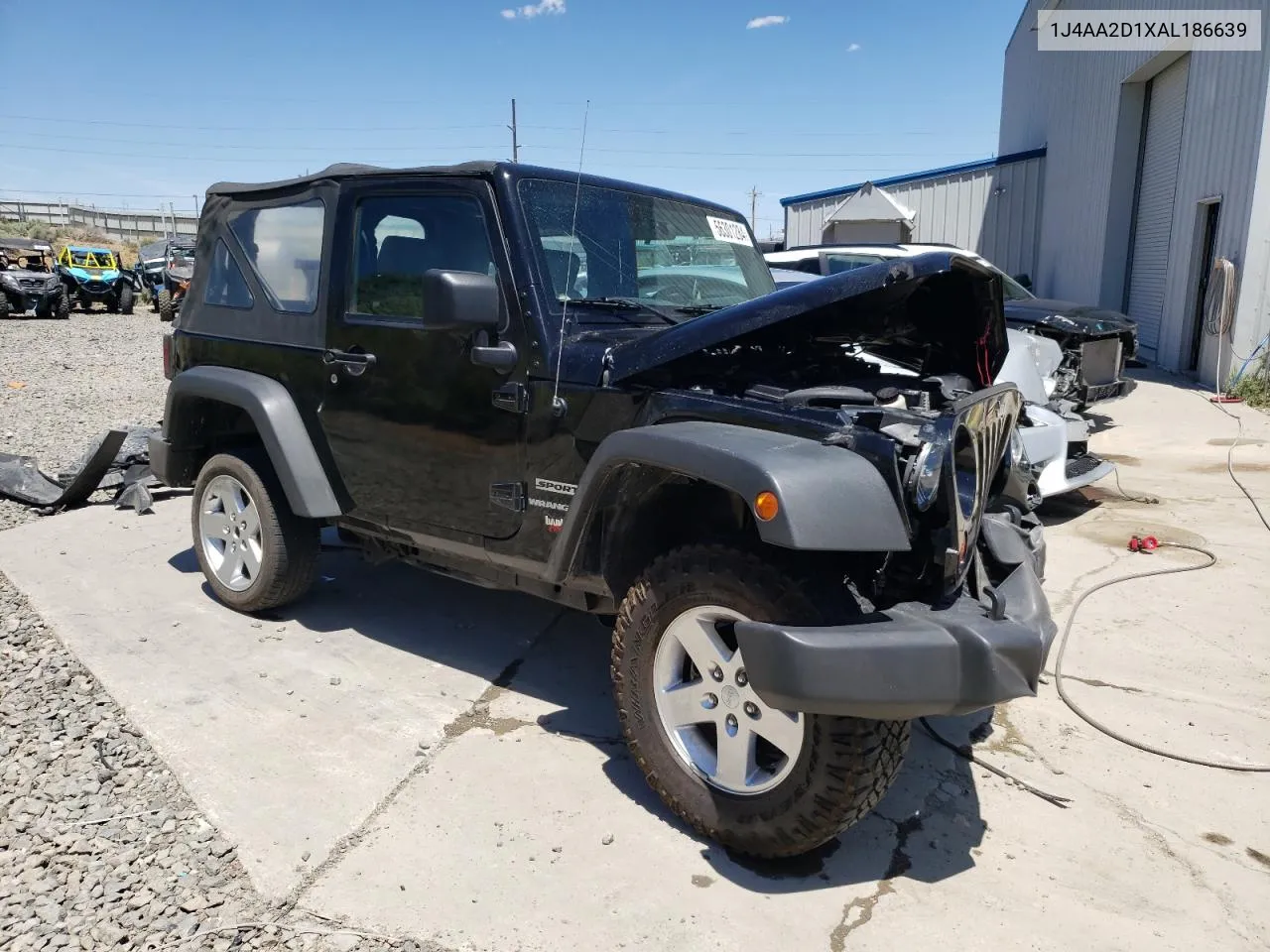 2010 Jeep Wrangler Sport VIN: 1J4AA2D1XAL186639 Lot: 56301284