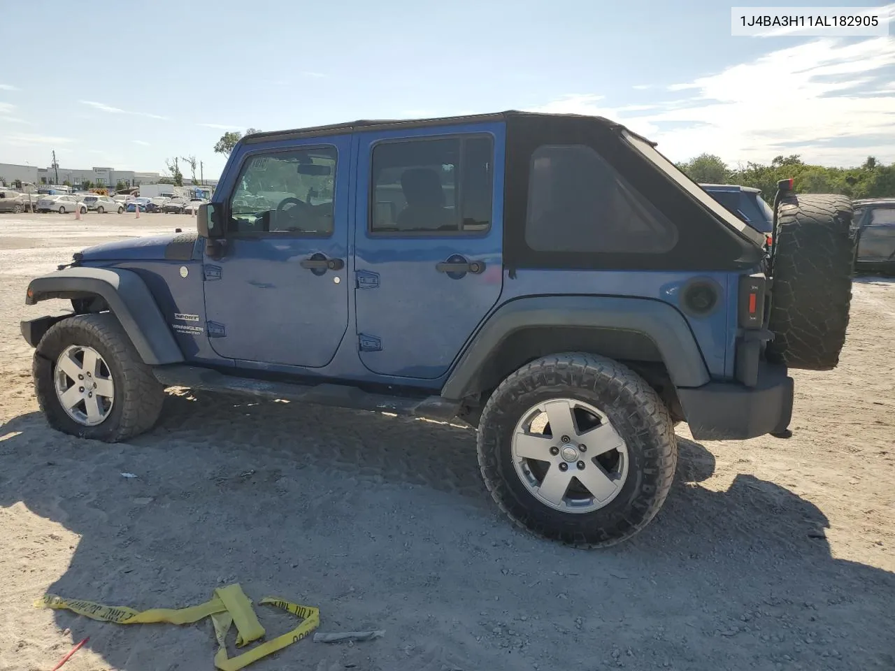 2010 Jeep Wrangler Unlimited Sport VIN: 1J4BA3H11AL182905 Lot: 57011364