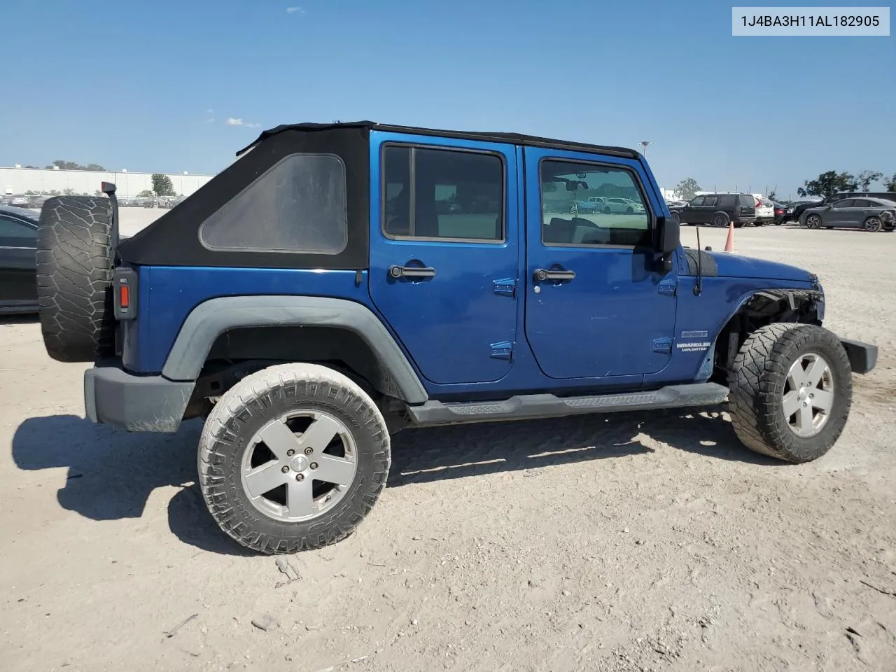 2010 Jeep Wrangler Unlimited Sport VIN: 1J4BA3H11AL182905 Lot: 57011364