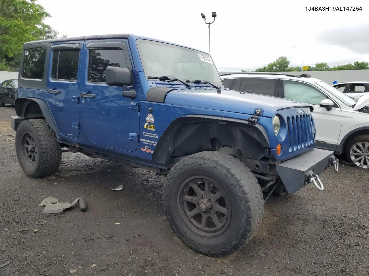 2010 Jeep Wrangler Unlimited Sport VIN: 1J4BA3H19AL147254 Lot: 57892444