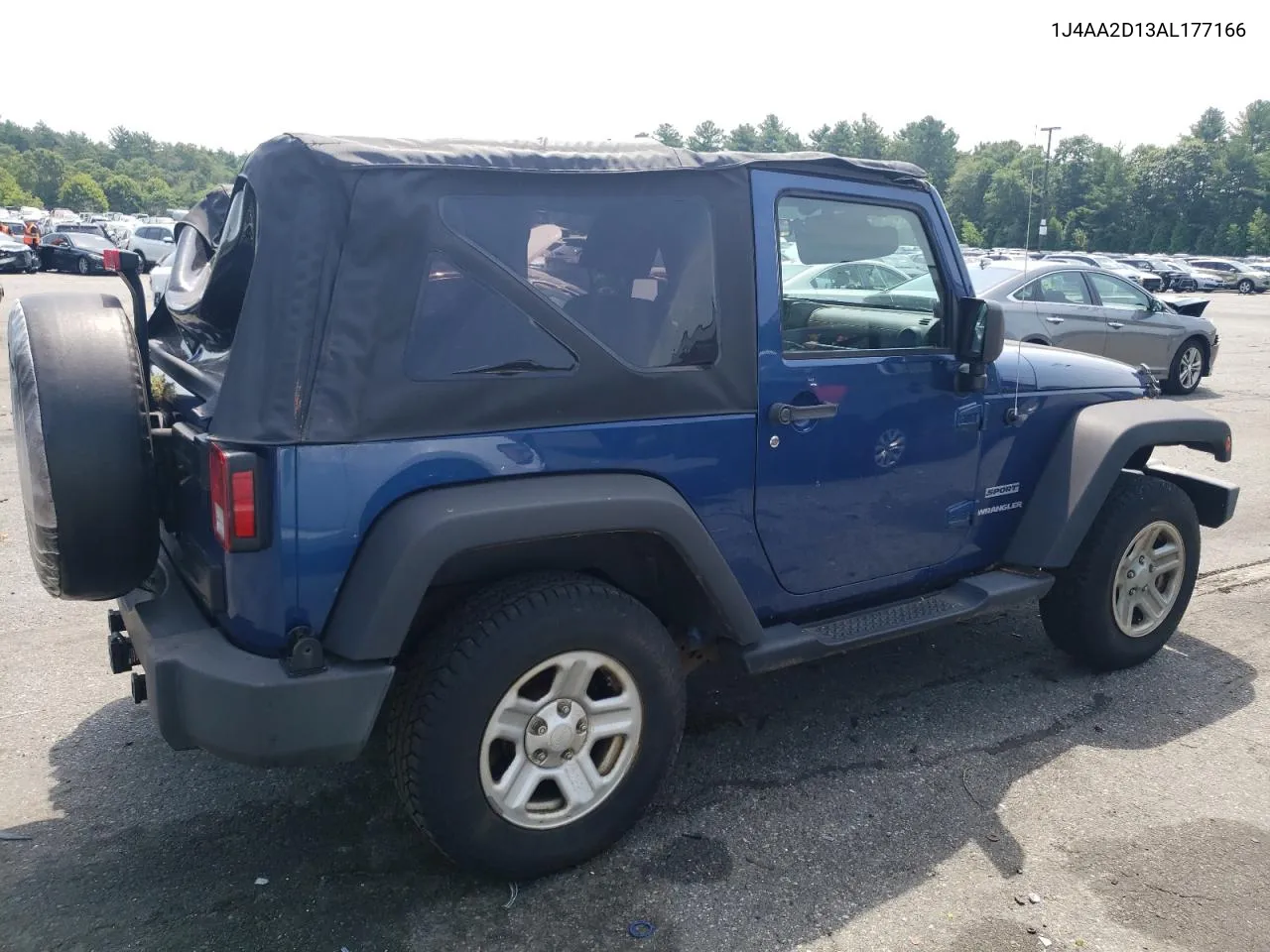 1J4AA2D13AL177166 2010 Jeep Wrangler Sport