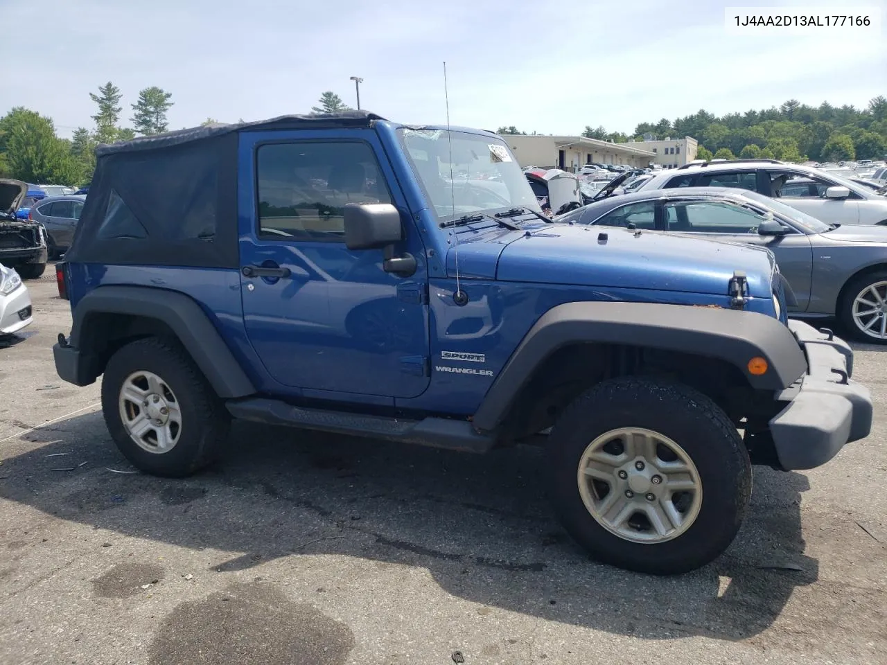 2010 Jeep Wrangler Sport VIN: 1J4AA2D13AL177166 Lot: 60429314