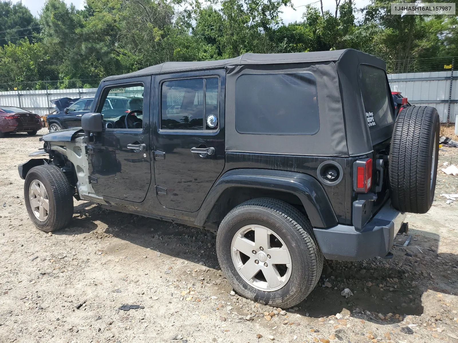 2010 Jeep Wrangler Unlimited Sahara VIN: 1J4HA5H16AL157987 Lot: 60485884