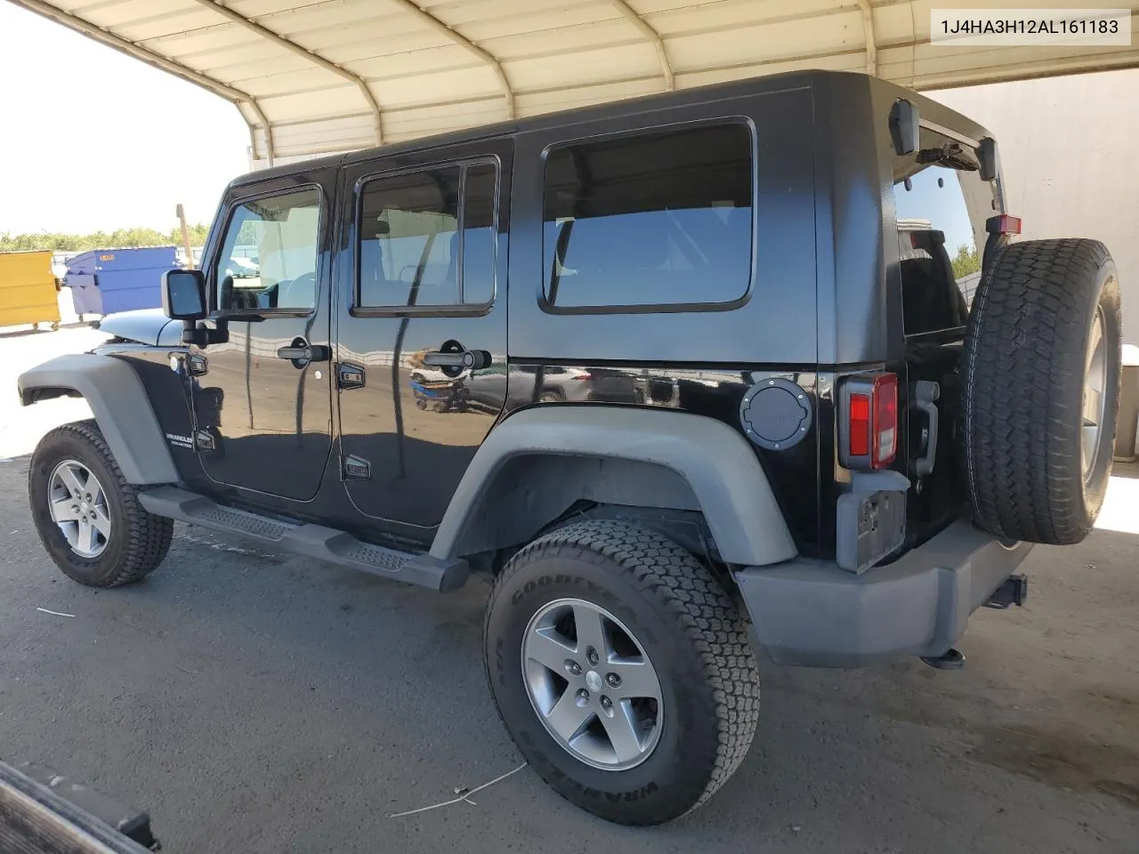 2010 Jeep Wrangler Unlimited Sport VIN: 1J4HA3H12AL161183 Lot: 60527414