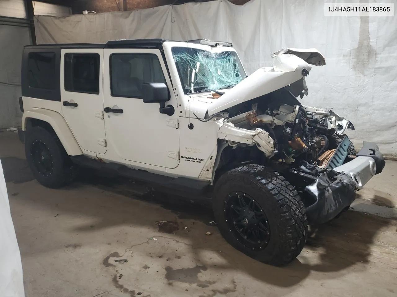 2010 Jeep Wrangler Unlimited Sahara VIN: 1J4HA5H11AL183865 Lot: 60590264