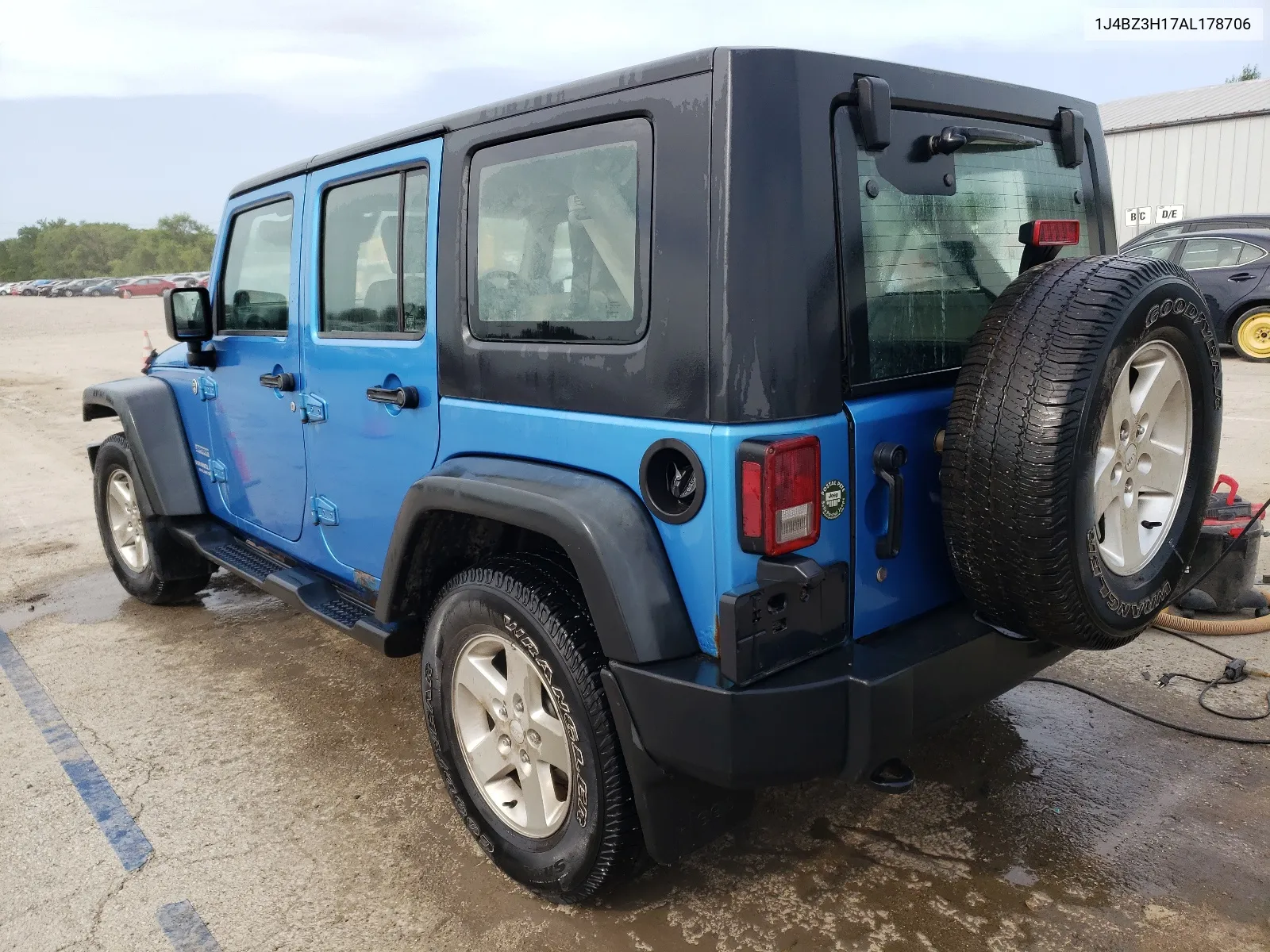 2010 Jeep Wrangler Unlimited Sport VIN: 1J4BZ3H17AL178706 Lot: 61062824