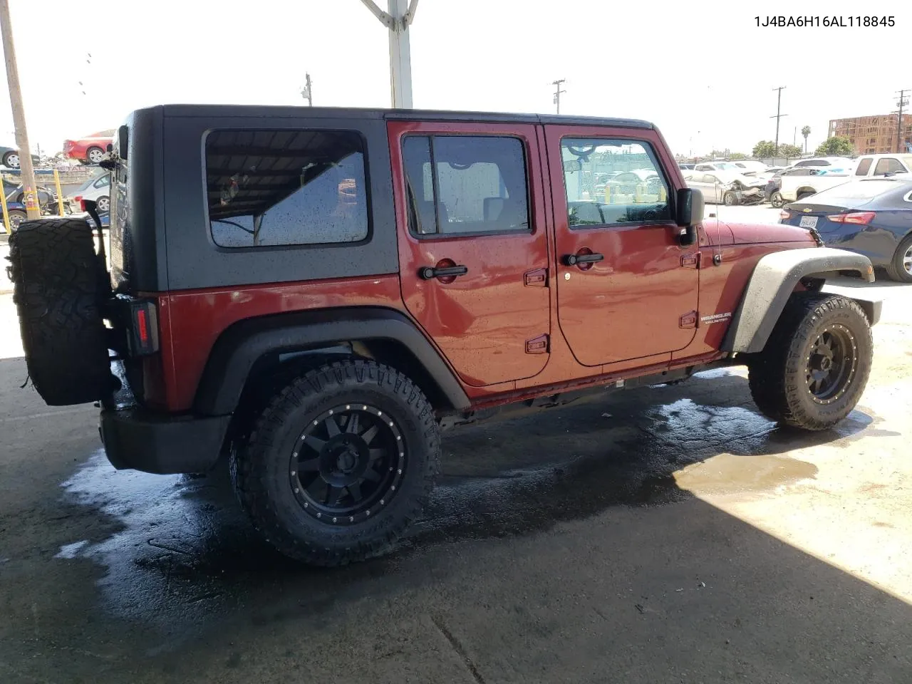 1J4BA6H16AL118845 2010 Jeep Wrangler Unlimited Rubicon