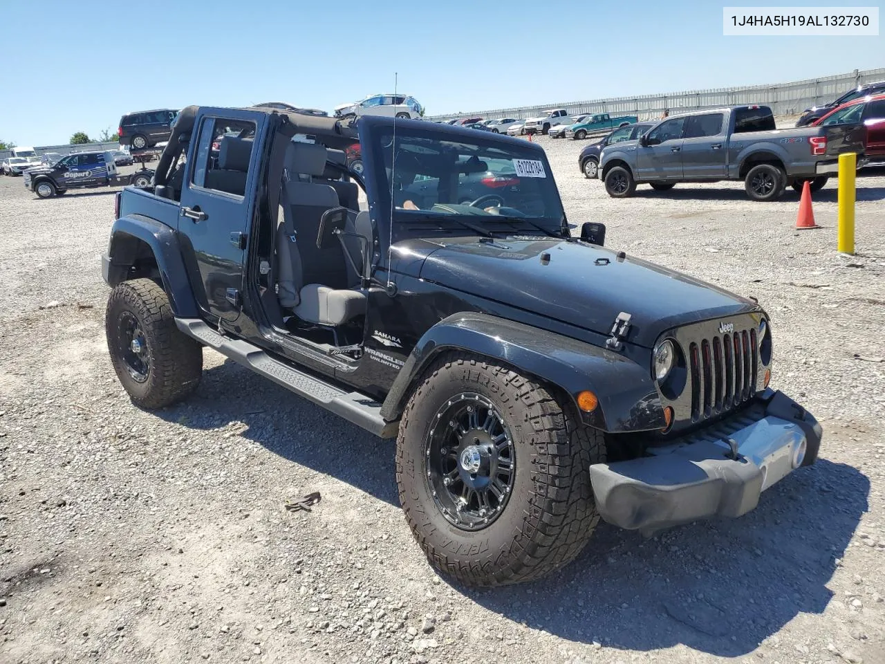 2010 Jeep Wrangler Unlimited Sahara VIN: 1J4HA5H19AL132730 Lot: 61228184