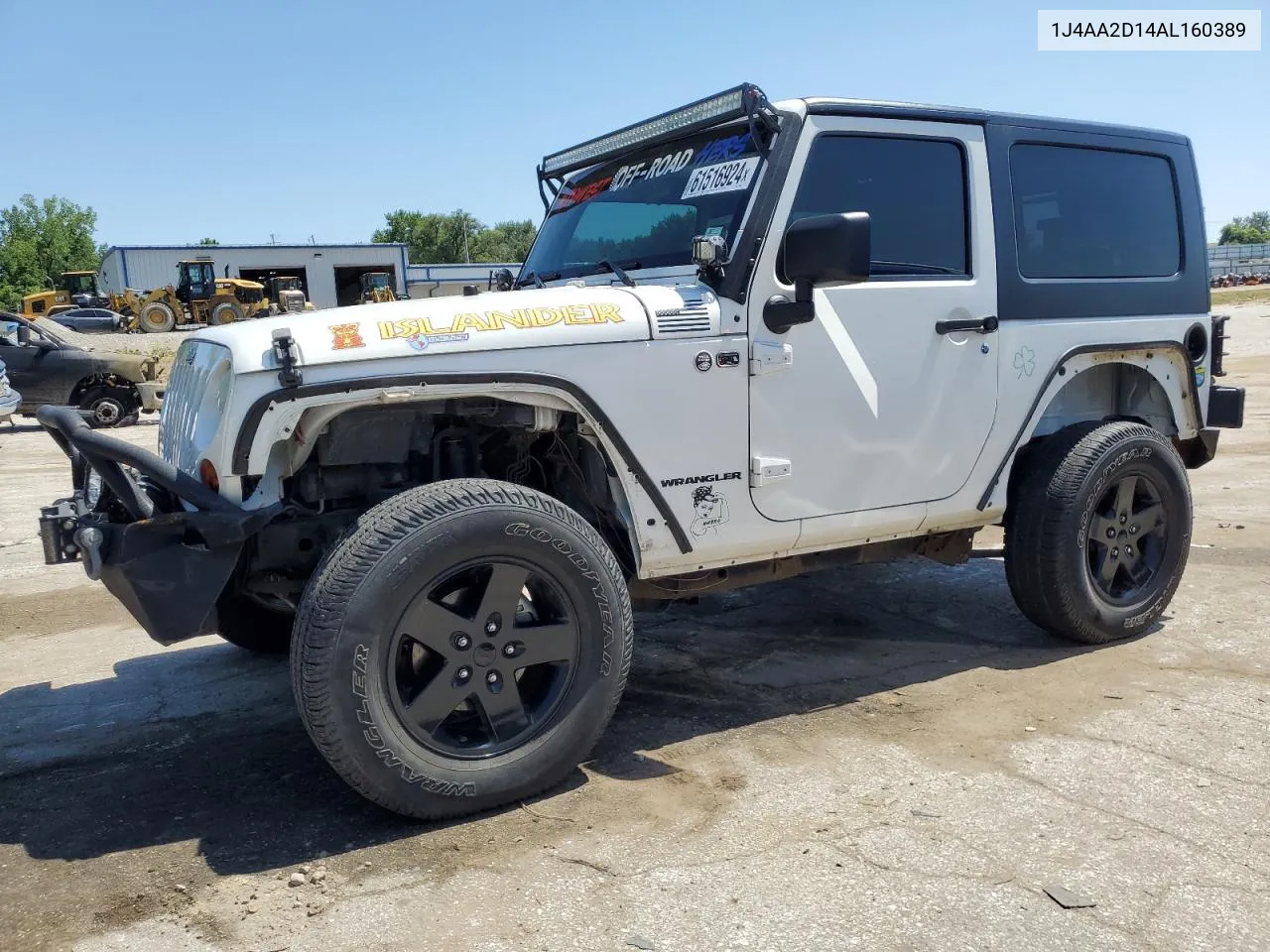 2010 Jeep Wrangler Sport VIN: 1J4AA2D14AL160389 Lot: 61516924