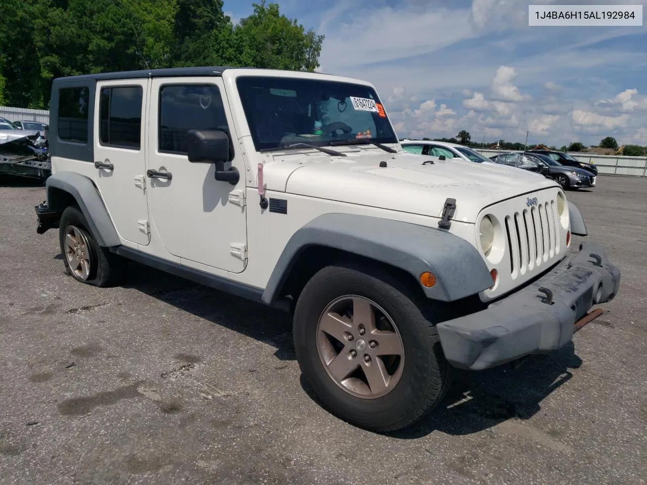 2010 Jeep Wrangler Unlimited Rubicon VIN: 1J4BA6H15AL192984 Lot: 61647224