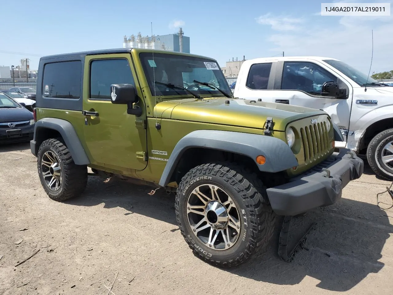 2010 Jeep Wrangler Sport VIN: 1J4GA2D17AL219011 Lot: 61756024