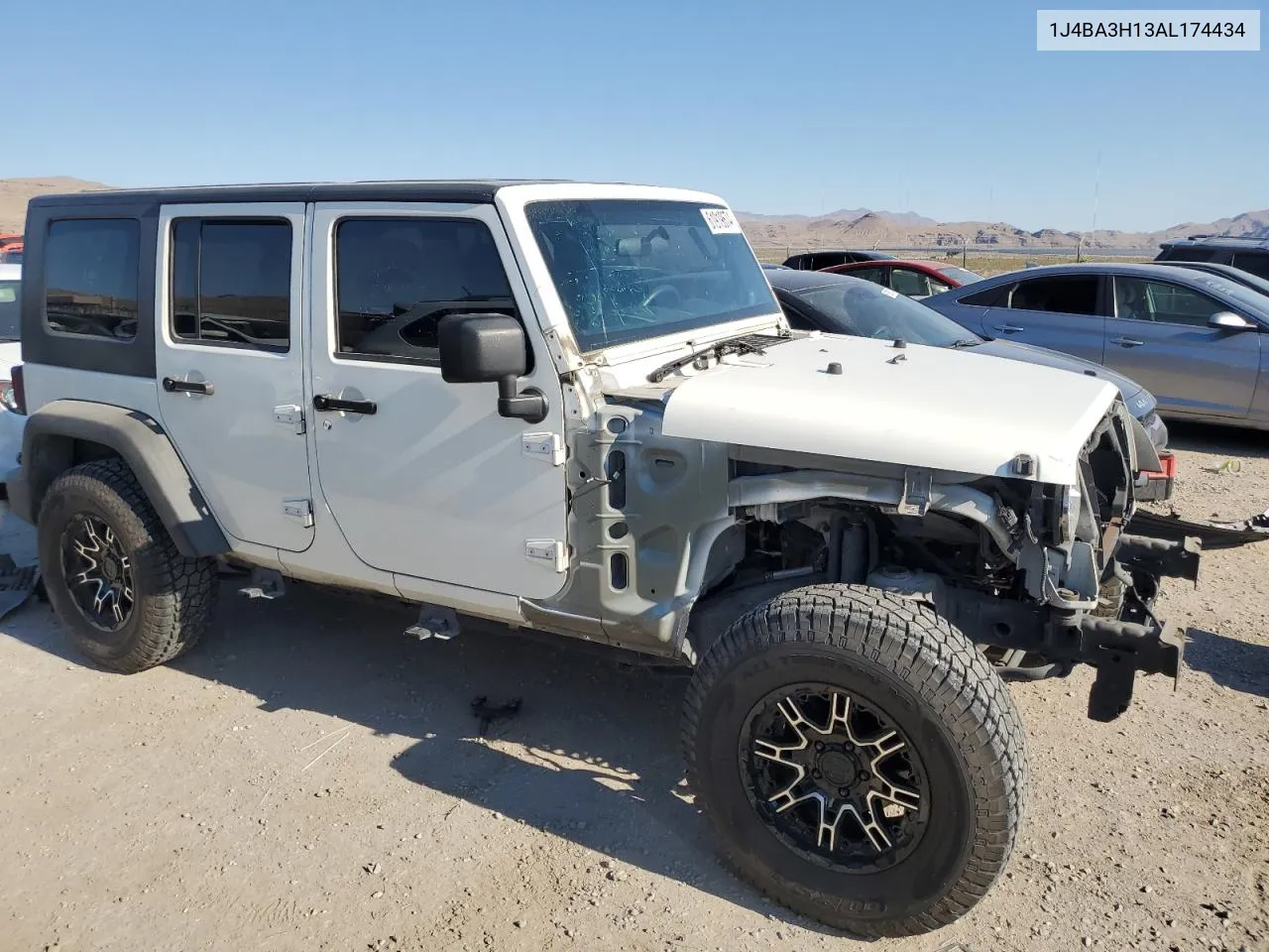 2010 Jeep Wrangler Unlimited Sport VIN: 1J4BA3H13AL174434 Lot: 61919674