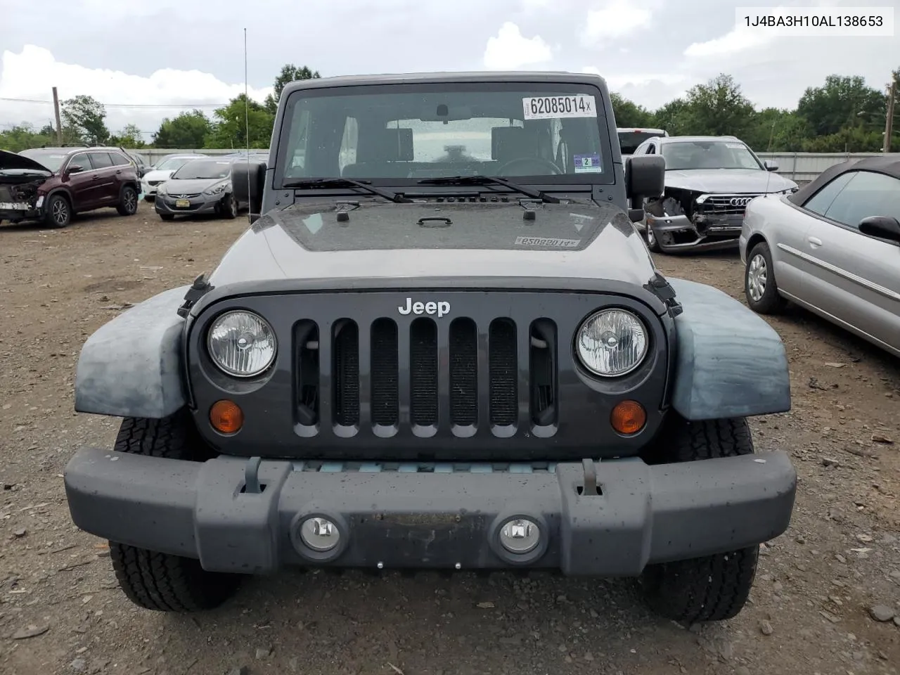 2010 Jeep Wrangler Unlimited Sport VIN: 1J4BA3H10AL138653 Lot: 62085014