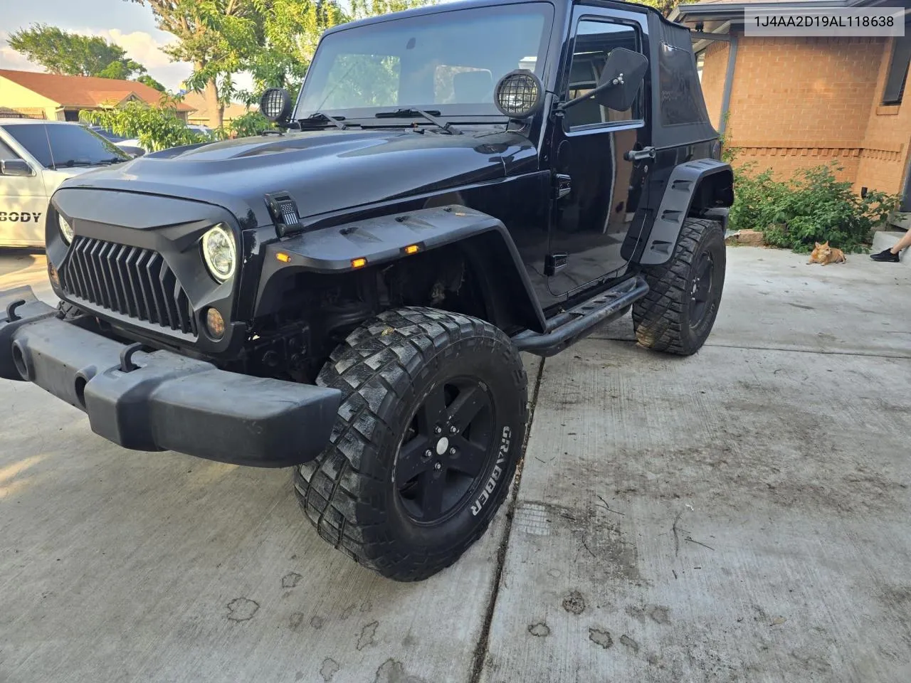 2010 Jeep Wrangler Sport VIN: 1J4AA2D19AL118638 Lot: 62341564