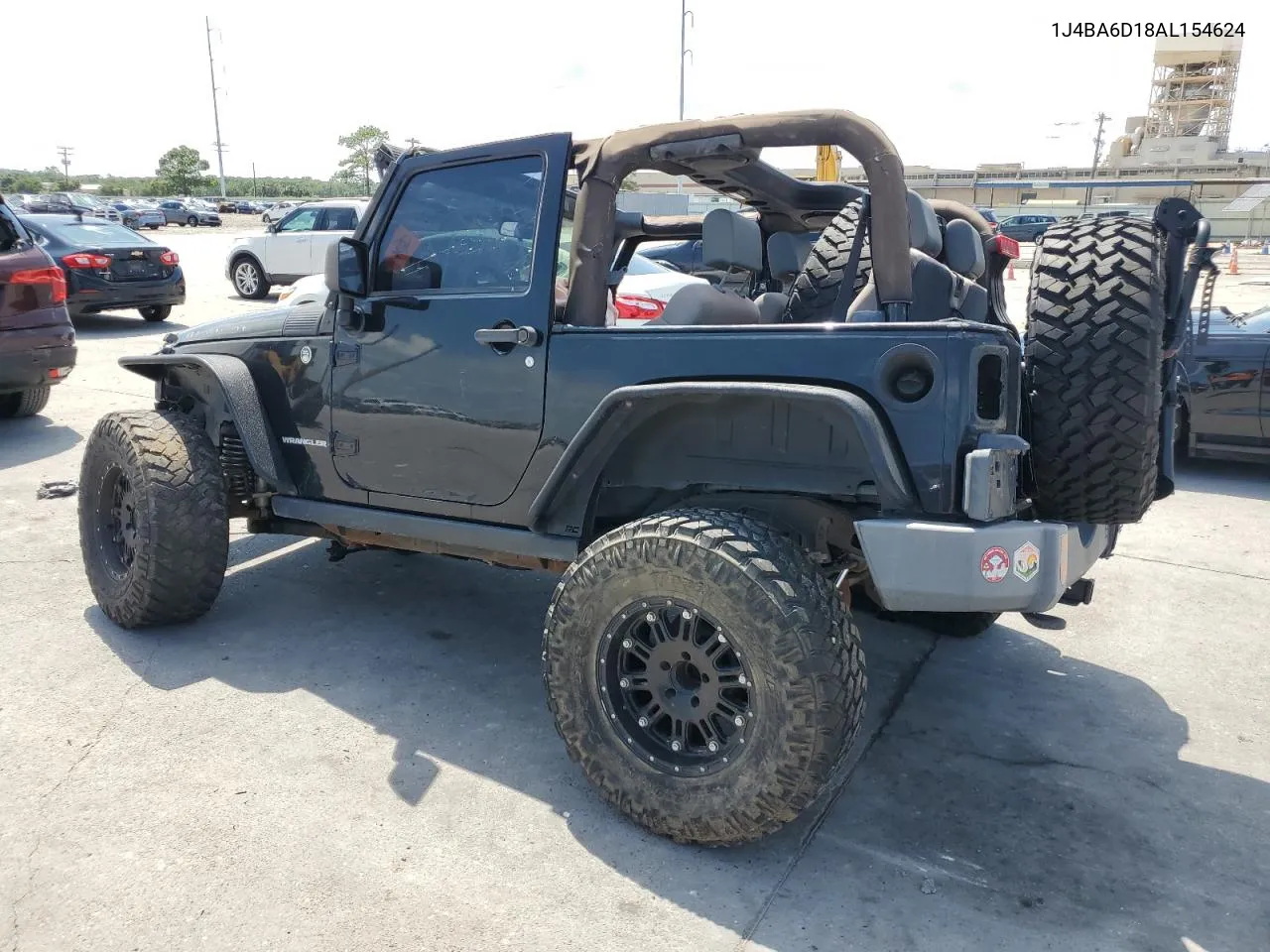 2010 Jeep Wrangler Rubicon VIN: 1J4BA6D18AL154624 Lot: 62930594