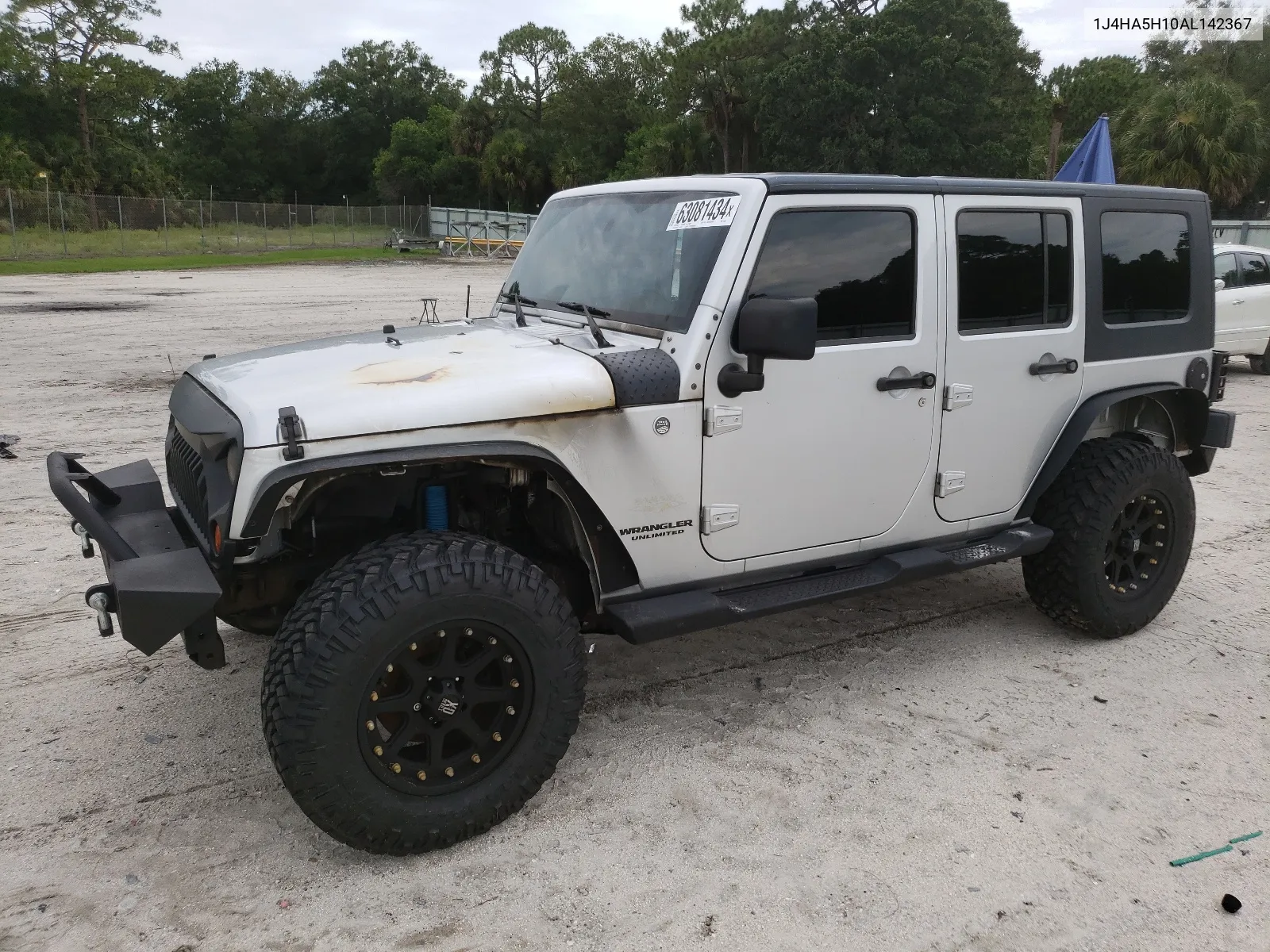 2010 Jeep Wrangler Unlimited Sahara VIN: 1J4HA5H10AL142367 Lot: 63081434