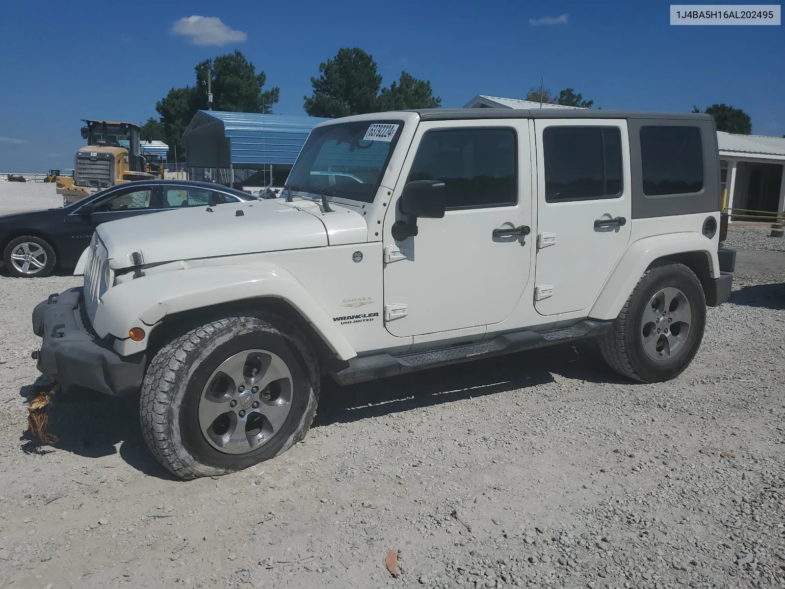 2010 Jeep Wrangler Unlimited Sahara VIN: 1J4BA5H16AL202495 Lot: 63792224