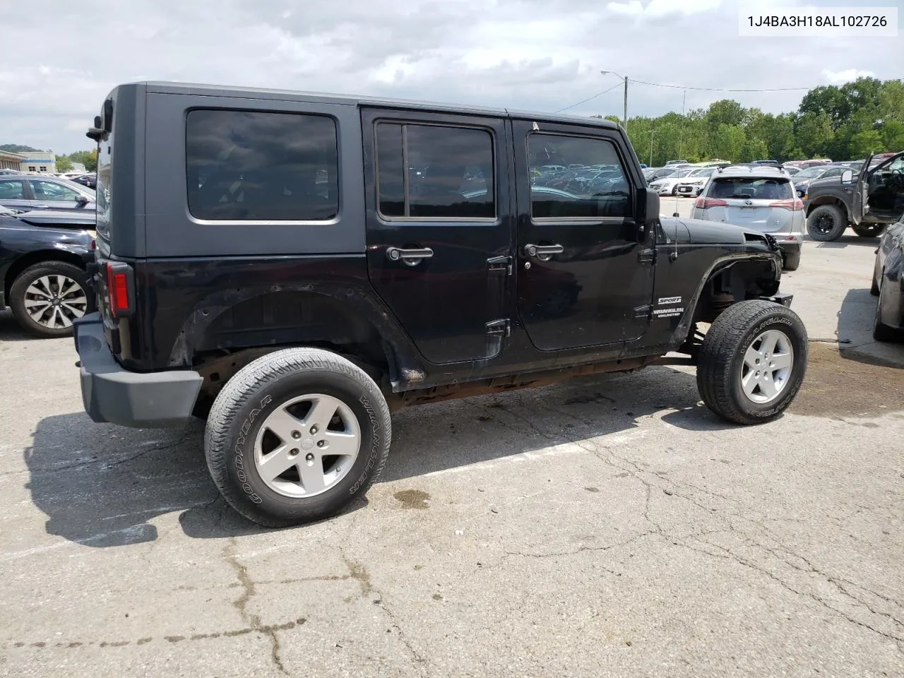 1J4BA3H18AL102726 2010 Jeep Wrangler Unlimited Sport