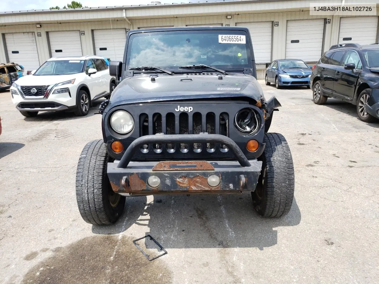 2010 Jeep Wrangler Unlimited Sport VIN: 1J4BA3H18AL102726 Lot: 64066564