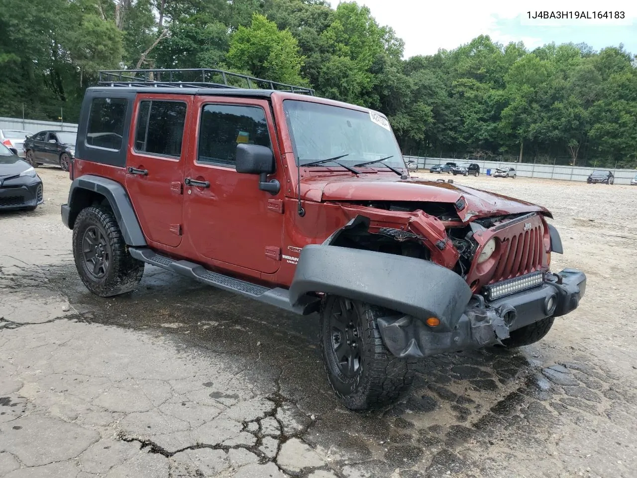 1J4BA3H19AL164183 2010 Jeep Wrangler Unlimited Sport