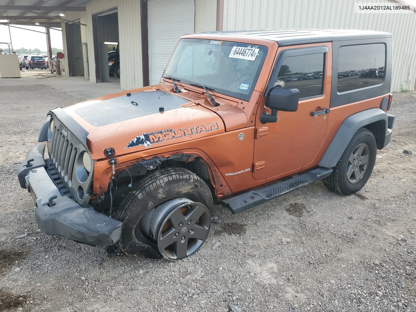 2010 Jeep Wrangler Sport VIN: 1J4AA2D12AL189485 Lot: 64446774