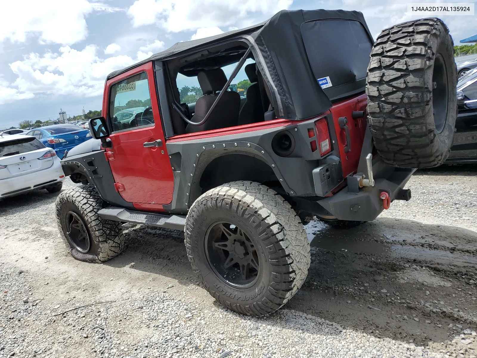 2010 Jeep Wrangler Sport VIN: 1J4AA2D17AL135924 Lot: 65386464