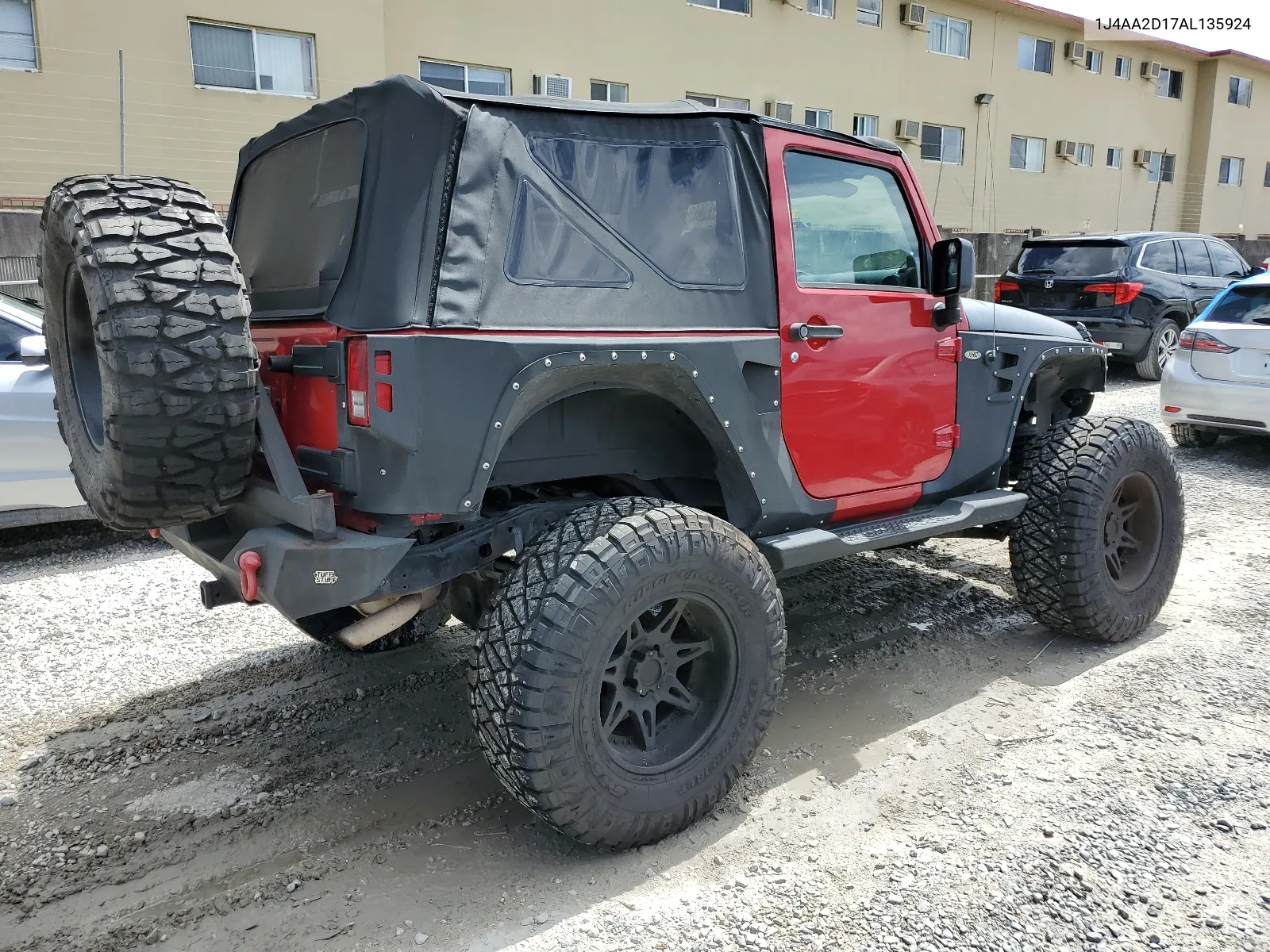 2010 Jeep Wrangler Sport VIN: 1J4AA2D17AL135924 Lot: 65386464