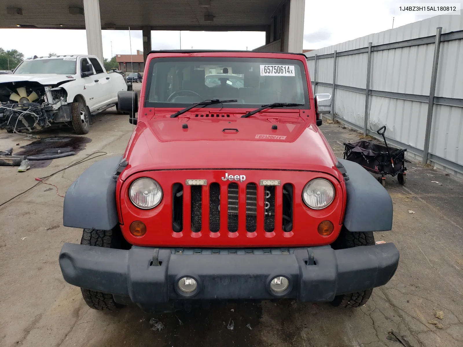 2010 Jeep Wrangler Unlimited Sport VIN: 1J4BZ3H15AL180812 Lot: 65750614