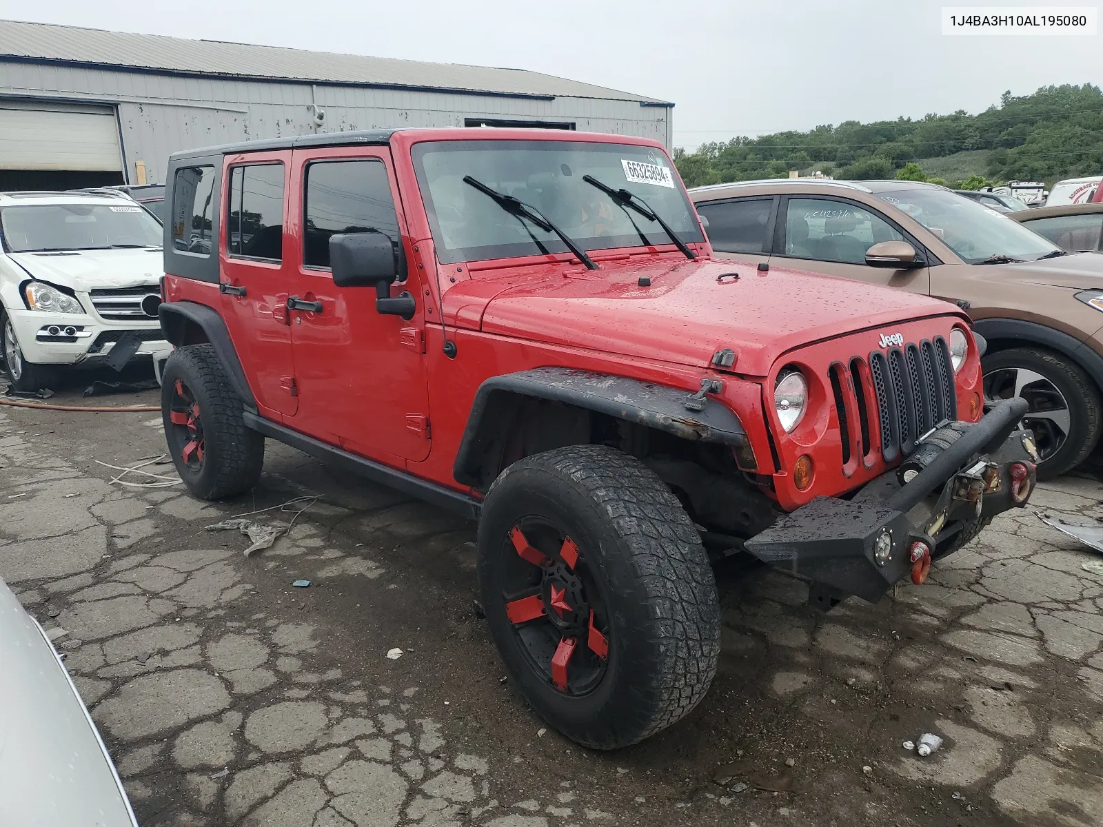 2010 Jeep Wrangler Unlimited Sport VIN: 1J4BA3H10AL195080 Lot: 66325894