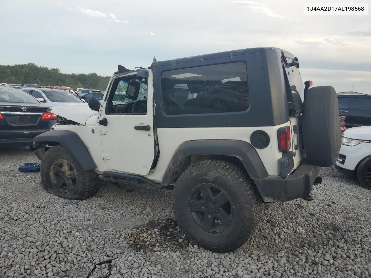 2010 Jeep Wrangler Sport VIN: 1J4AA2D17AL198568 Lot: 66571814