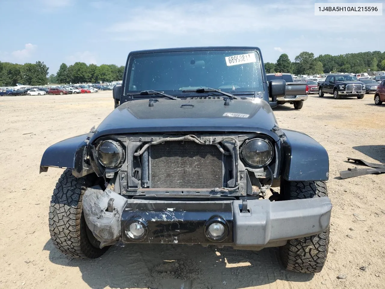 2010 Jeep Wrangler Unlimited Sahara VIN: 1J4BA5H10AL215596 Lot: 68998814