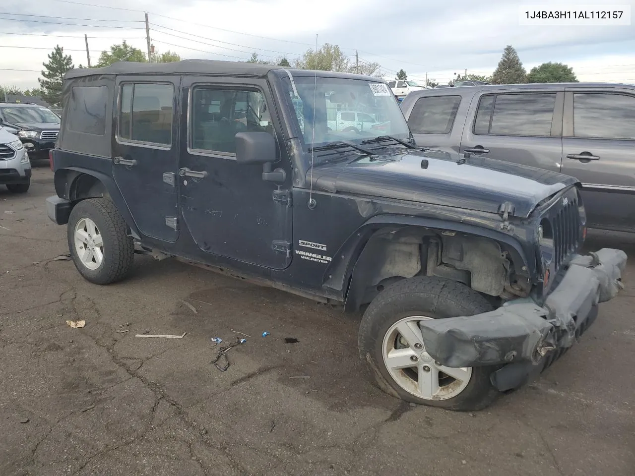 2010 Jeep Wrangler Unlimited Sport VIN: 1J4BA3H11AL112157 Lot: 69017424