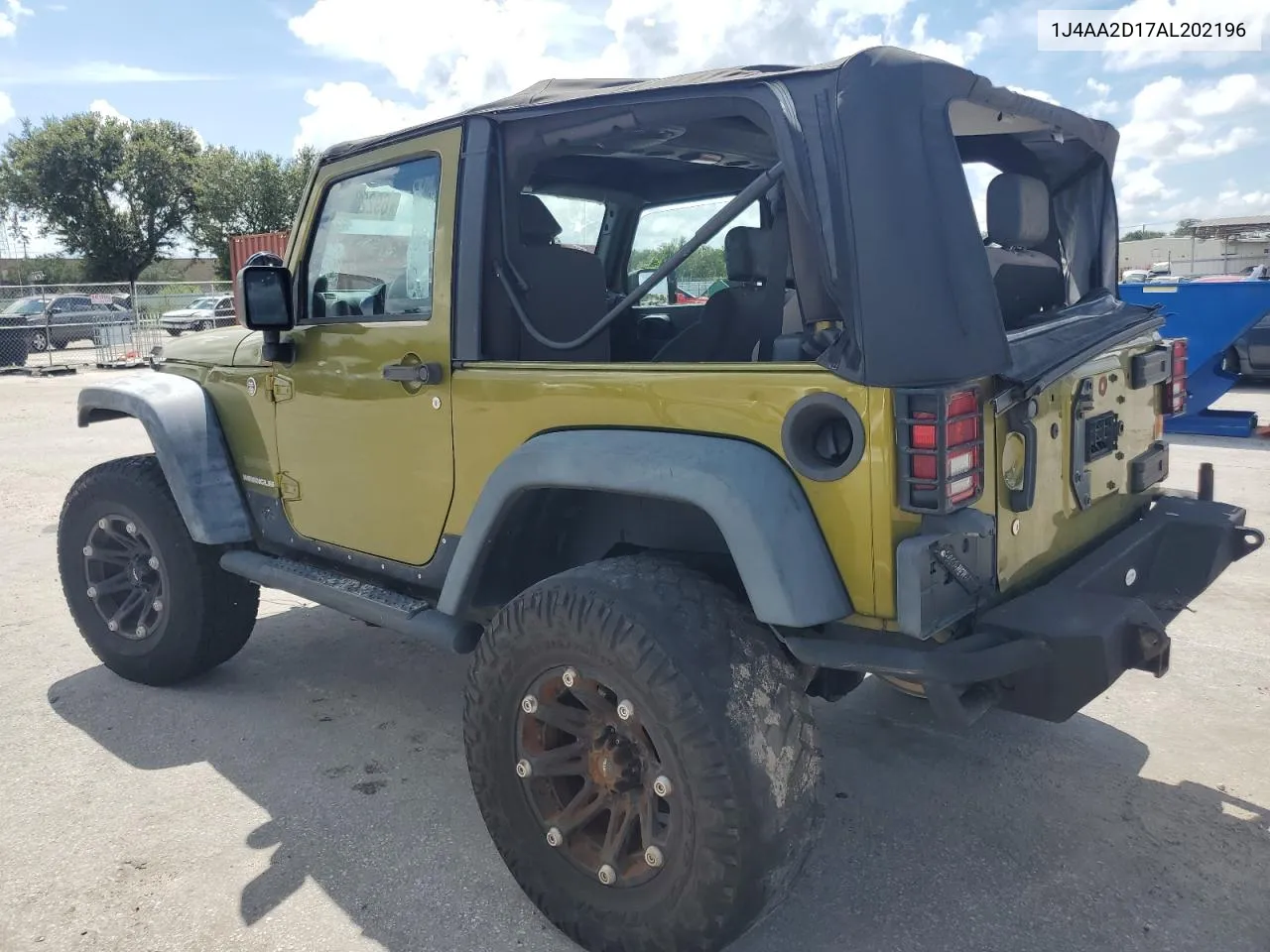 2010 Jeep Wrangler Sport VIN: 1J4AA2D17AL202196 Lot: 69225384