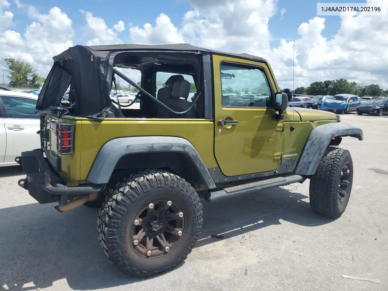 1J4AA2D17AL202196 2010 Jeep Wrangler Sport