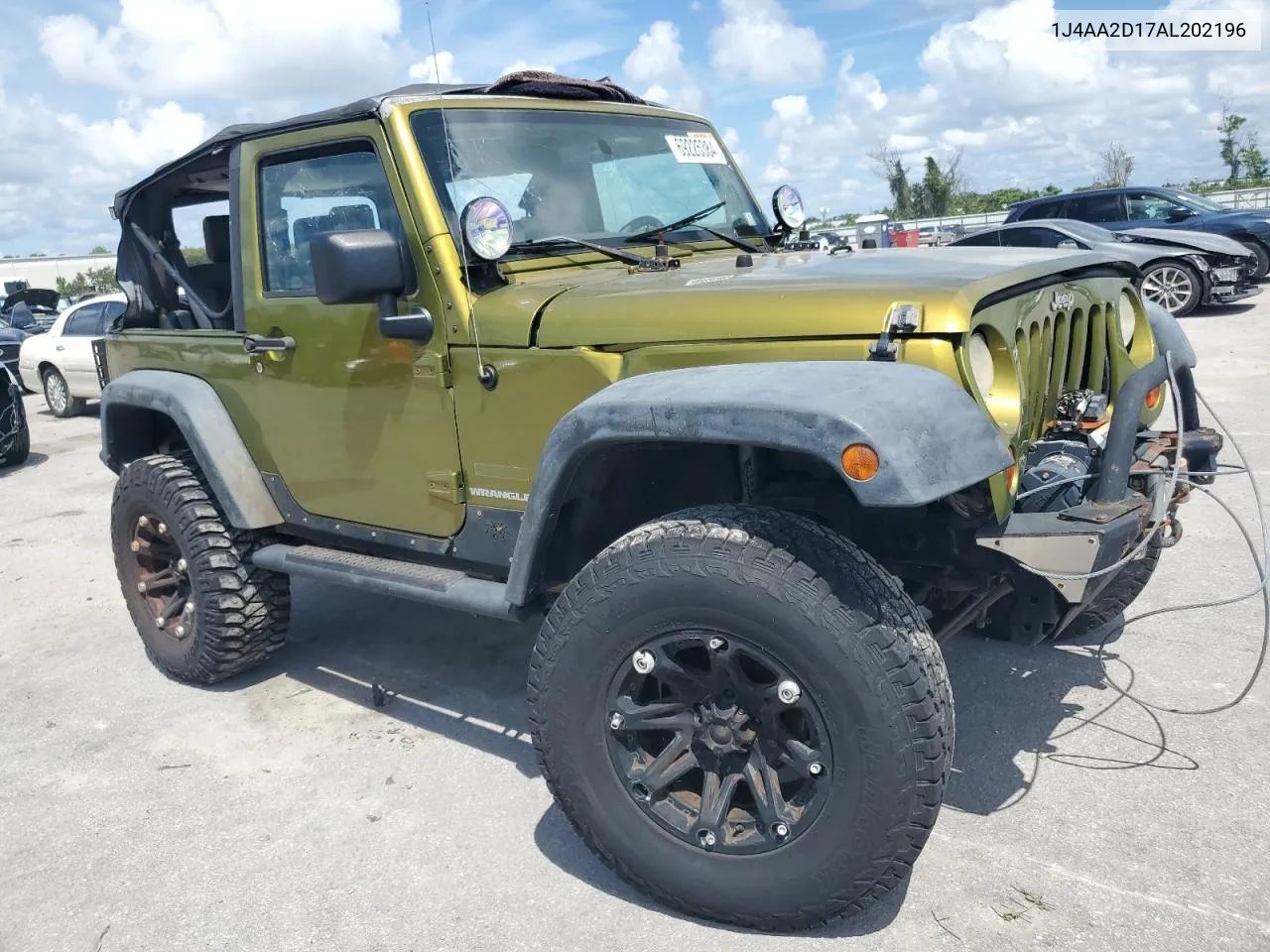 2010 Jeep Wrangler Sport VIN: 1J4AA2D17AL202196 Lot: 69225384