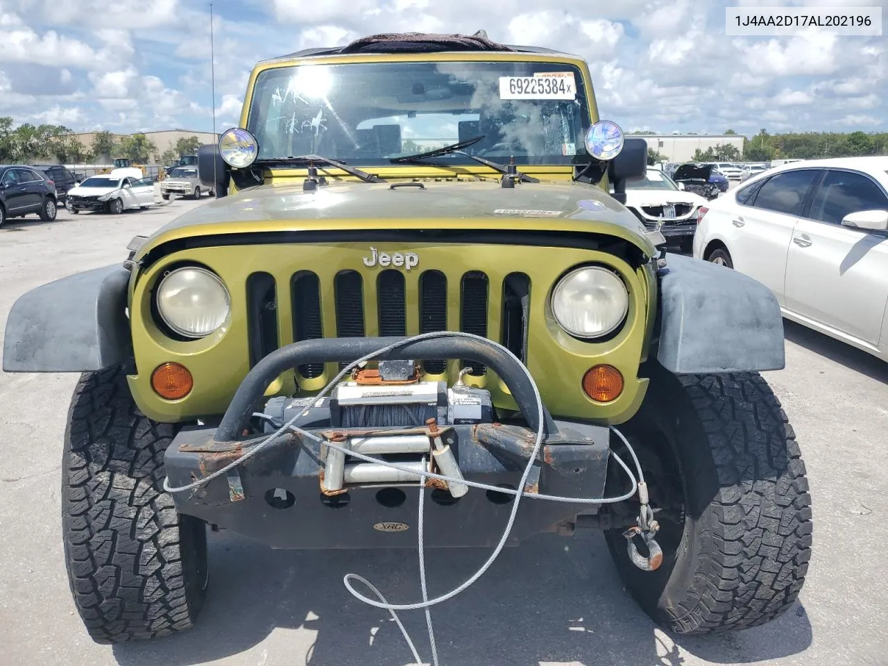 2010 Jeep Wrangler Sport VIN: 1J4AA2D17AL202196 Lot: 69225384