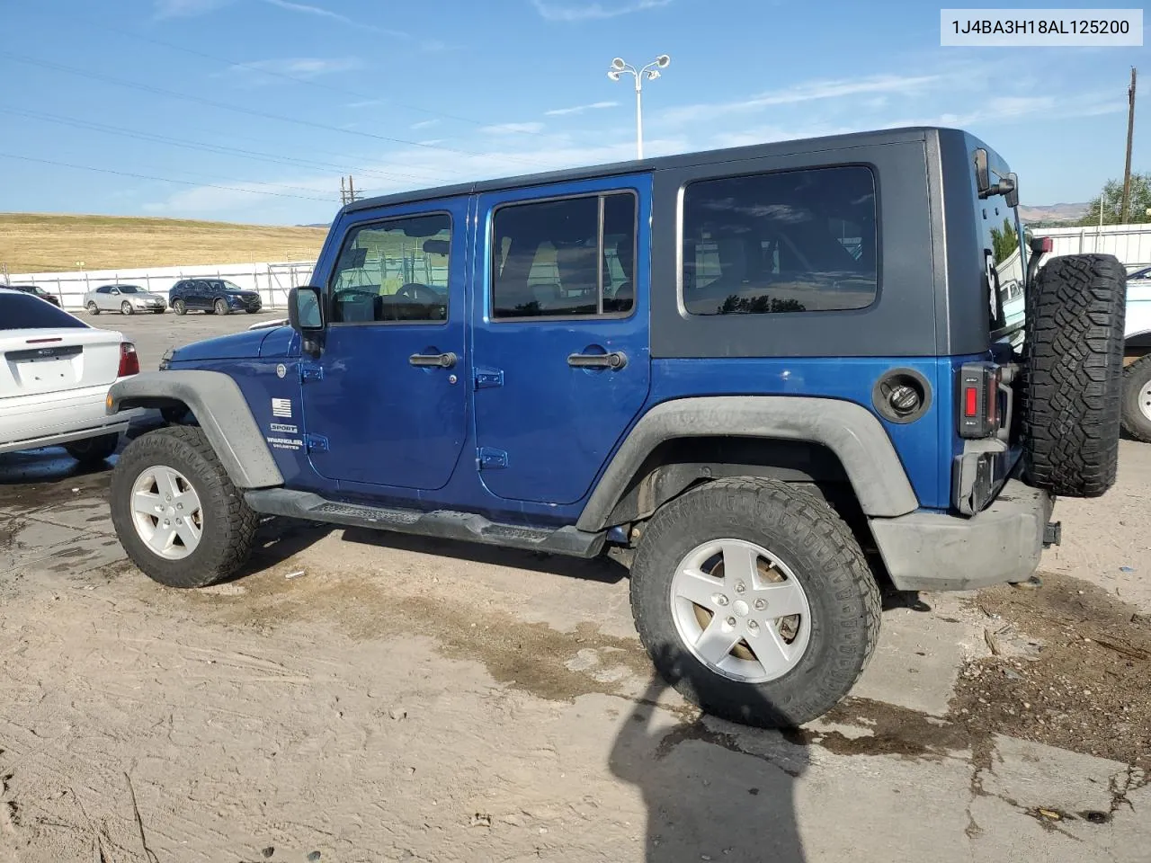 2010 Jeep Wrangler Unlimited Sport VIN: 1J4BA3H18AL125200 Lot: 69632744