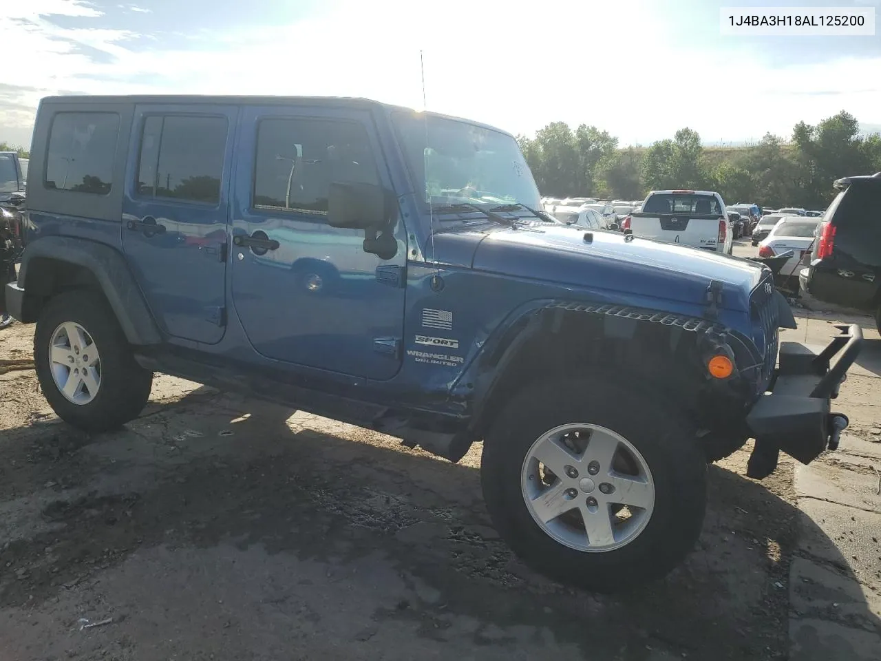 2010 Jeep Wrangler Unlimited Sport VIN: 1J4BA3H18AL125200 Lot: 69632744