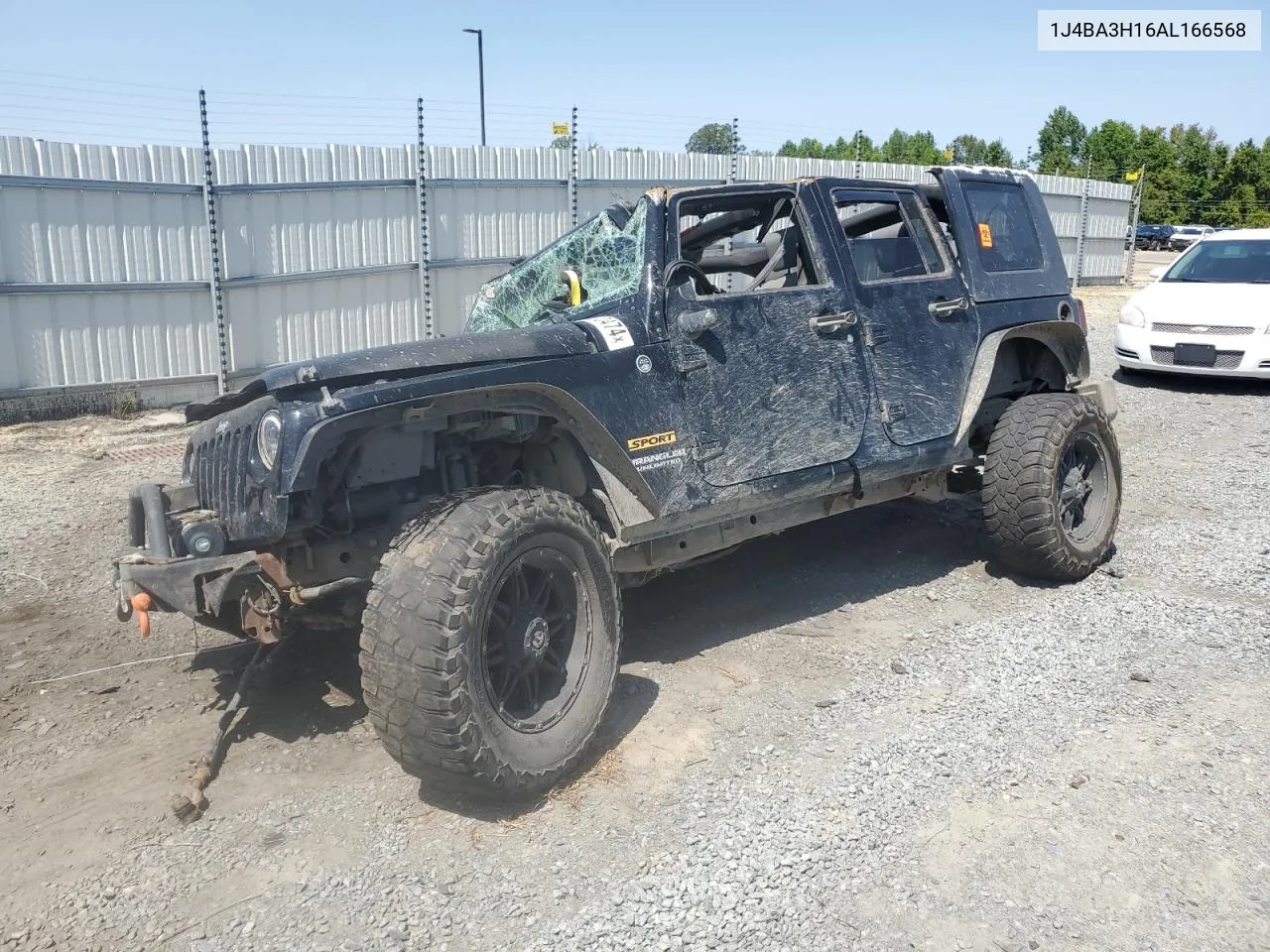 2010 Jeep Wrangler Unlimited Sport VIN: 1J4BA3H16AL166568 Lot: 70490474