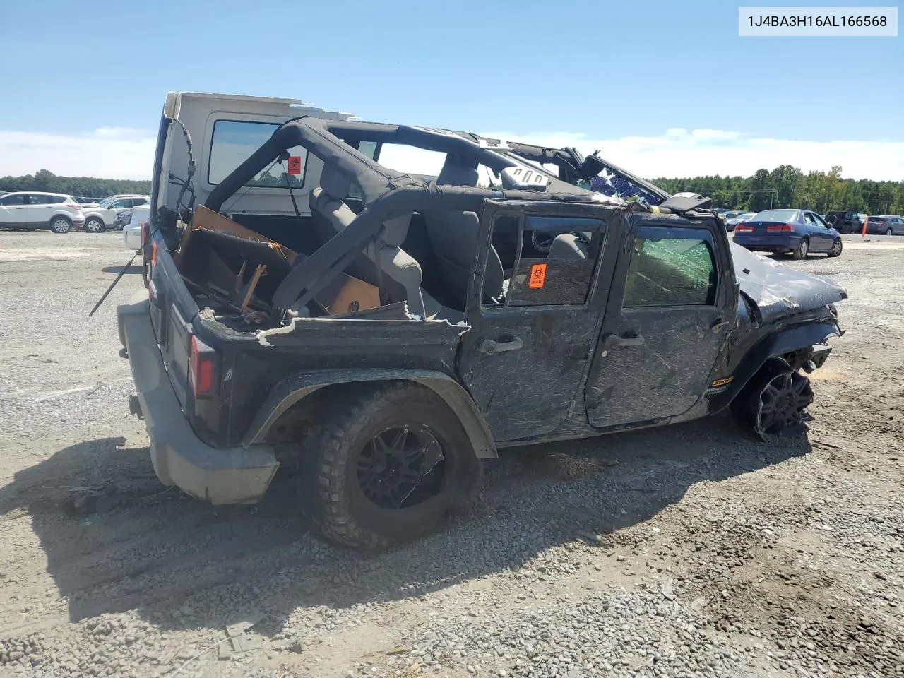 2010 Jeep Wrangler Unlimited Sport VIN: 1J4BA3H16AL166568 Lot: 70490474