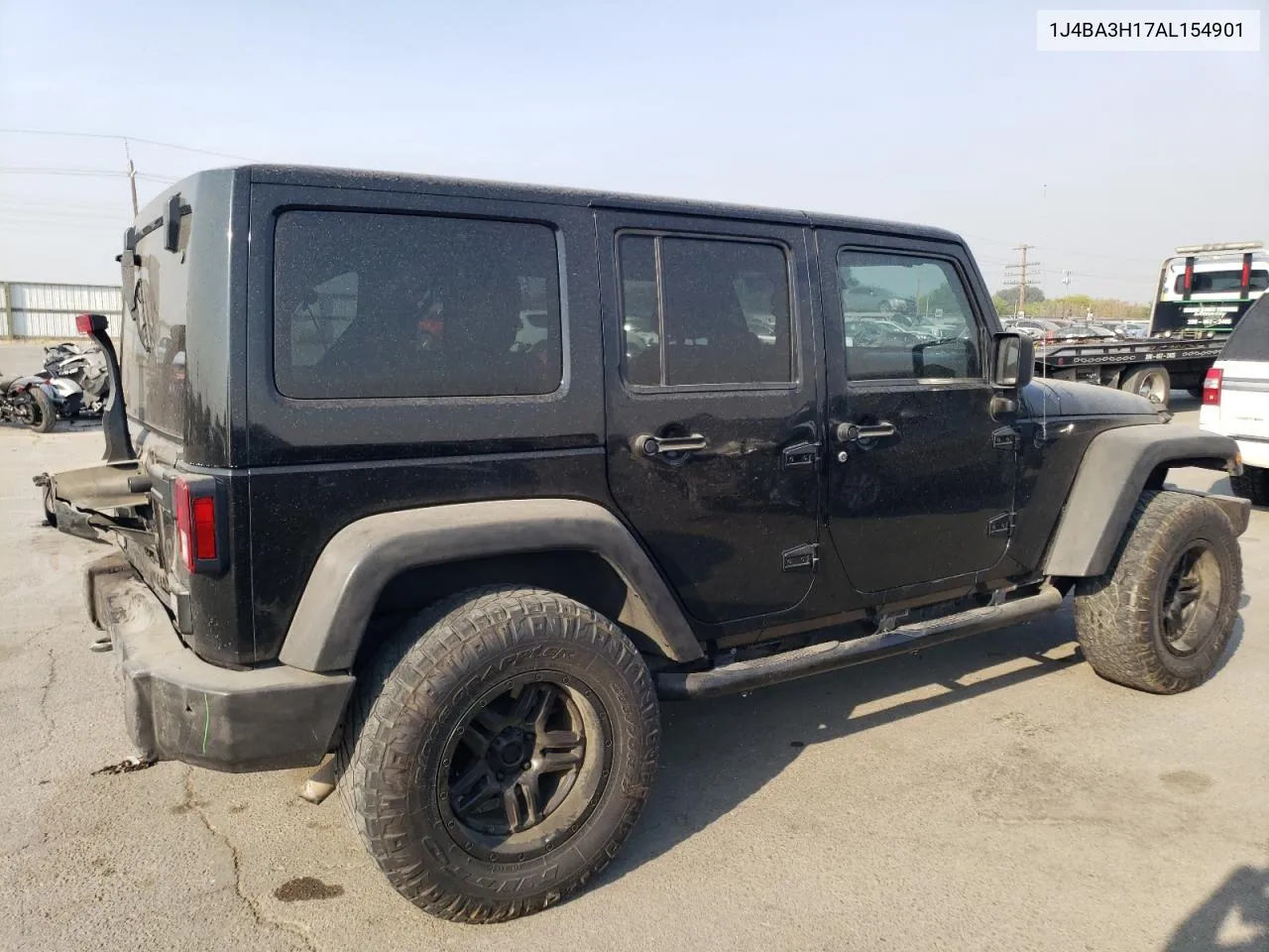 2010 Jeep Wrangler Unlimited Sport VIN: 1J4BA3H17AL154901 Lot: 70844974