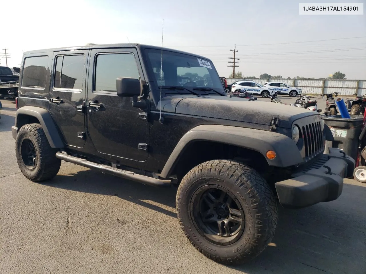 2010 Jeep Wrangler Unlimited Sport VIN: 1J4BA3H17AL154901 Lot: 70844974