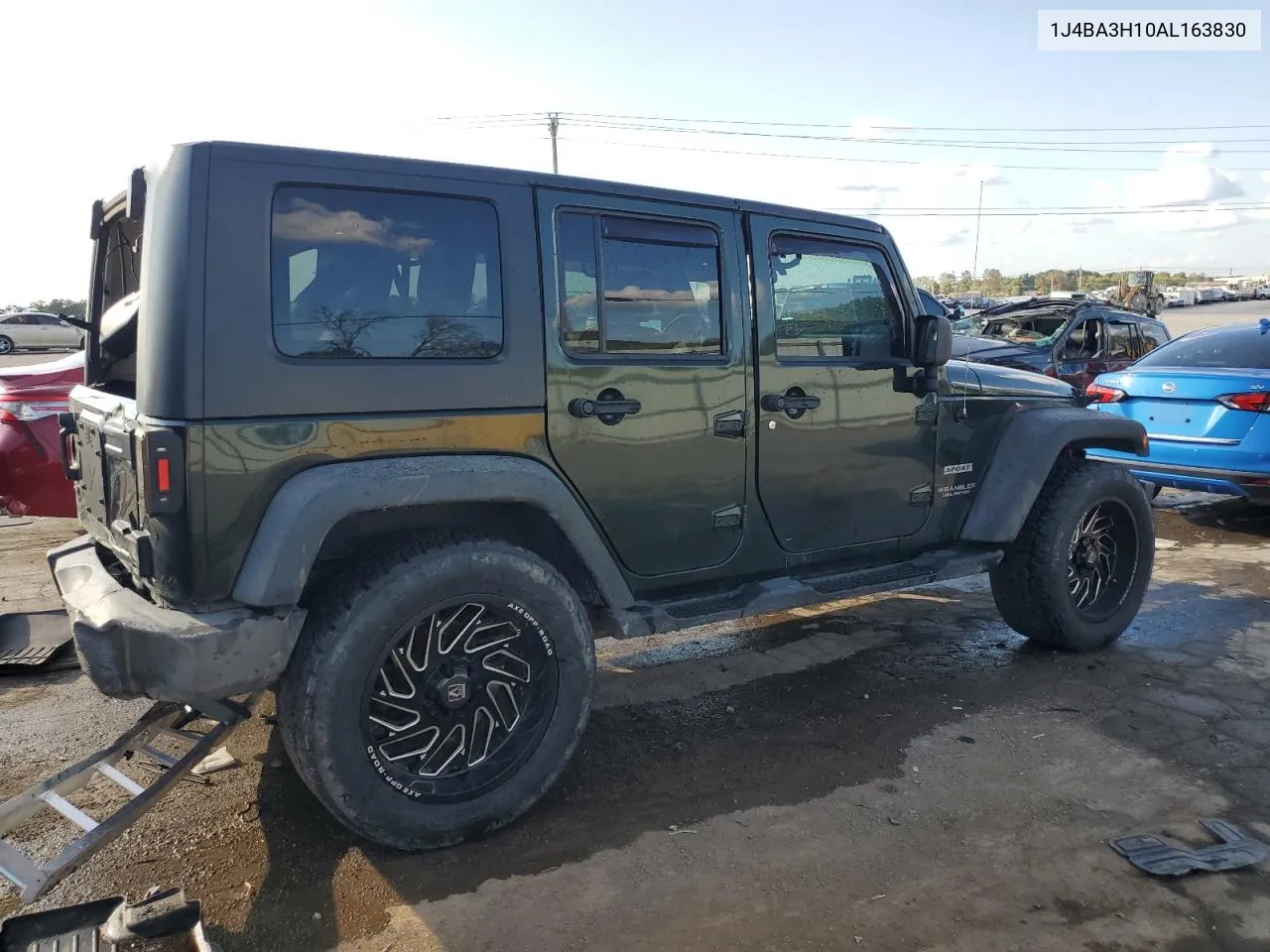 2010 Jeep Wrangler Unlimited Sport VIN: 1J4BA3H10AL163830 Lot: 71628604