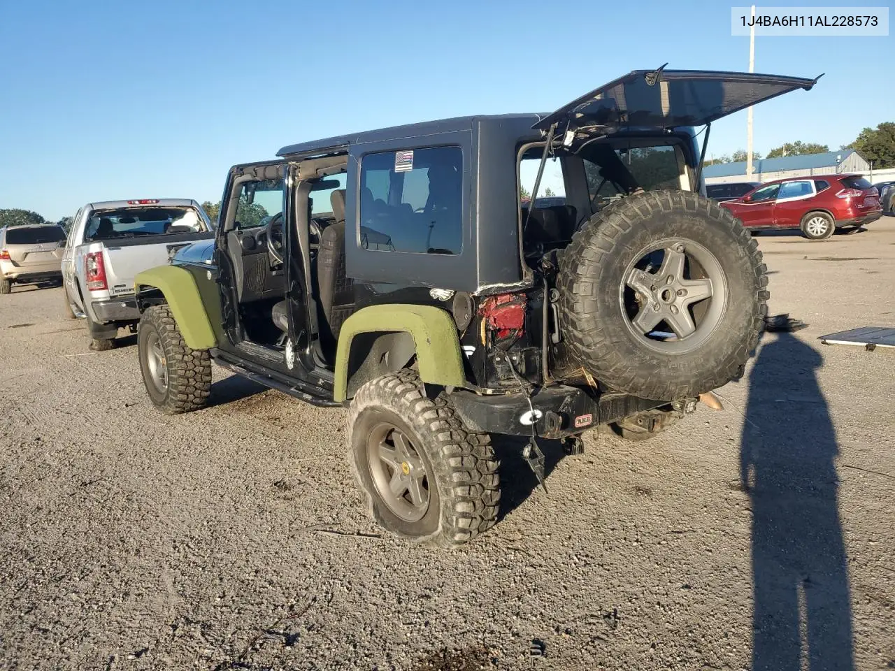 1J4BA6H11AL228573 2010 Jeep Wrangler Unlimited Rubicon