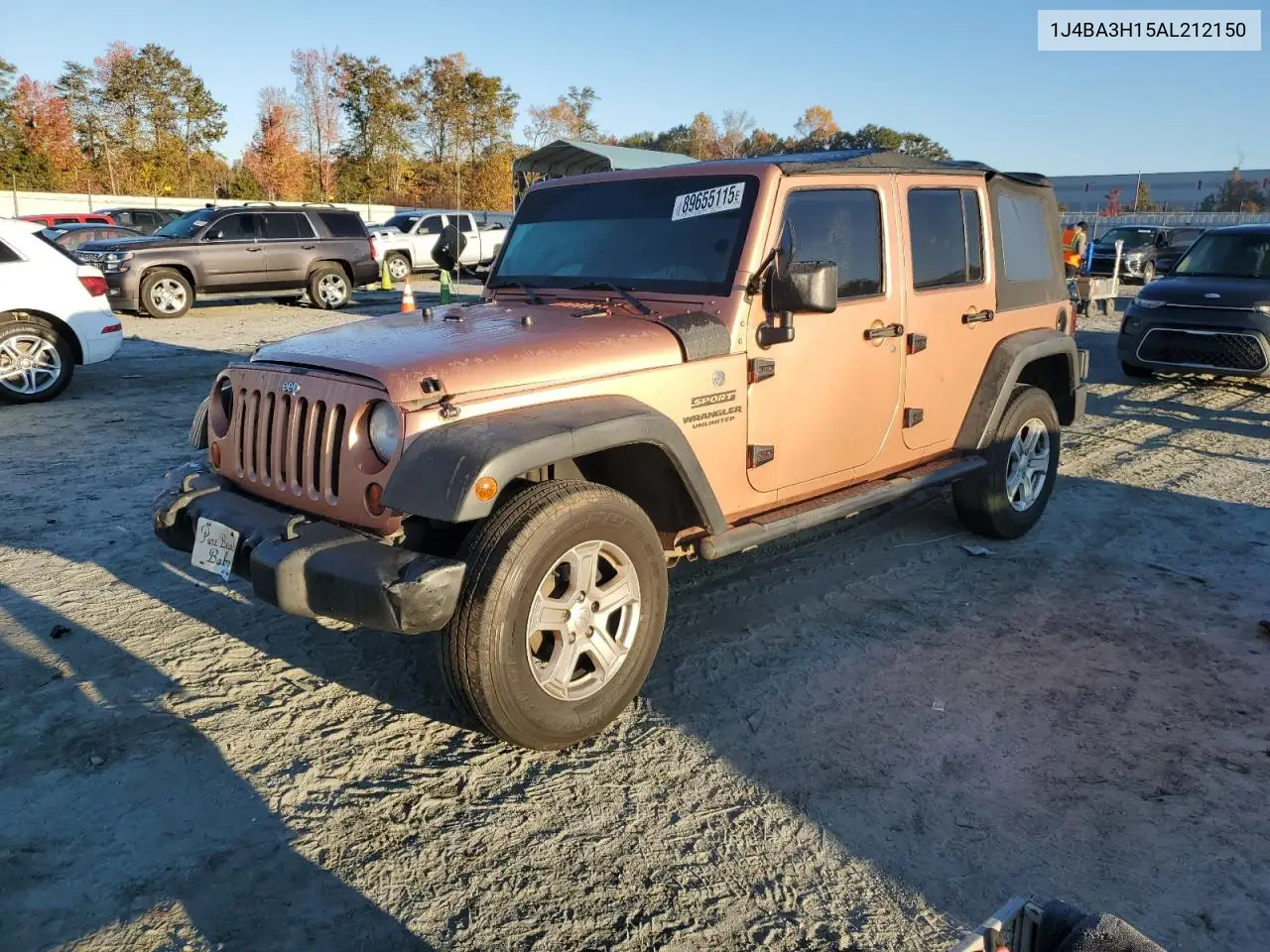 1J4BA3H15AL212150 2010 Jep Wrangler U