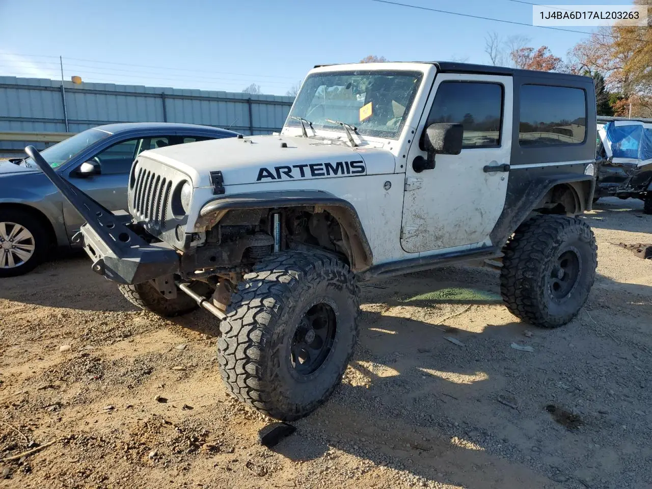 1J4BA6D17AL203263 2010 Jeep Wrangler Rubicon