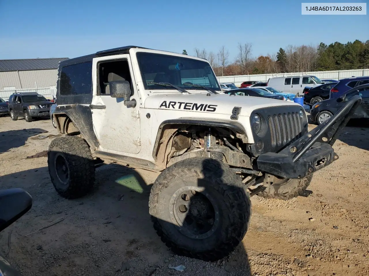 1J4BA6D17AL203263 2010 Jeep Wrangler Rubicon