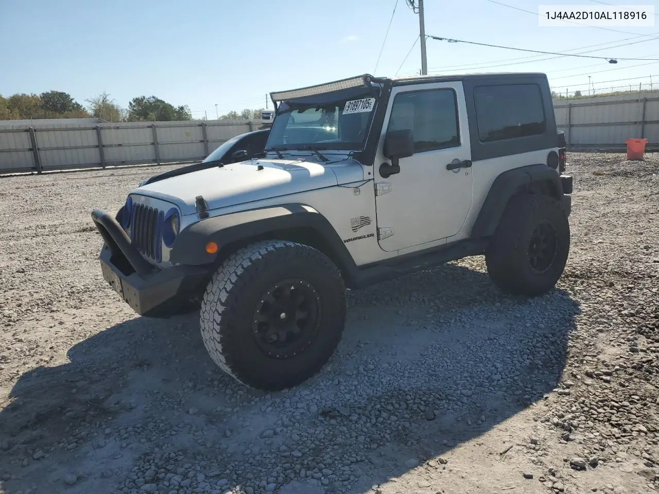 1J4AA2D10AL118916 2010 Jeep Wrangler Sport