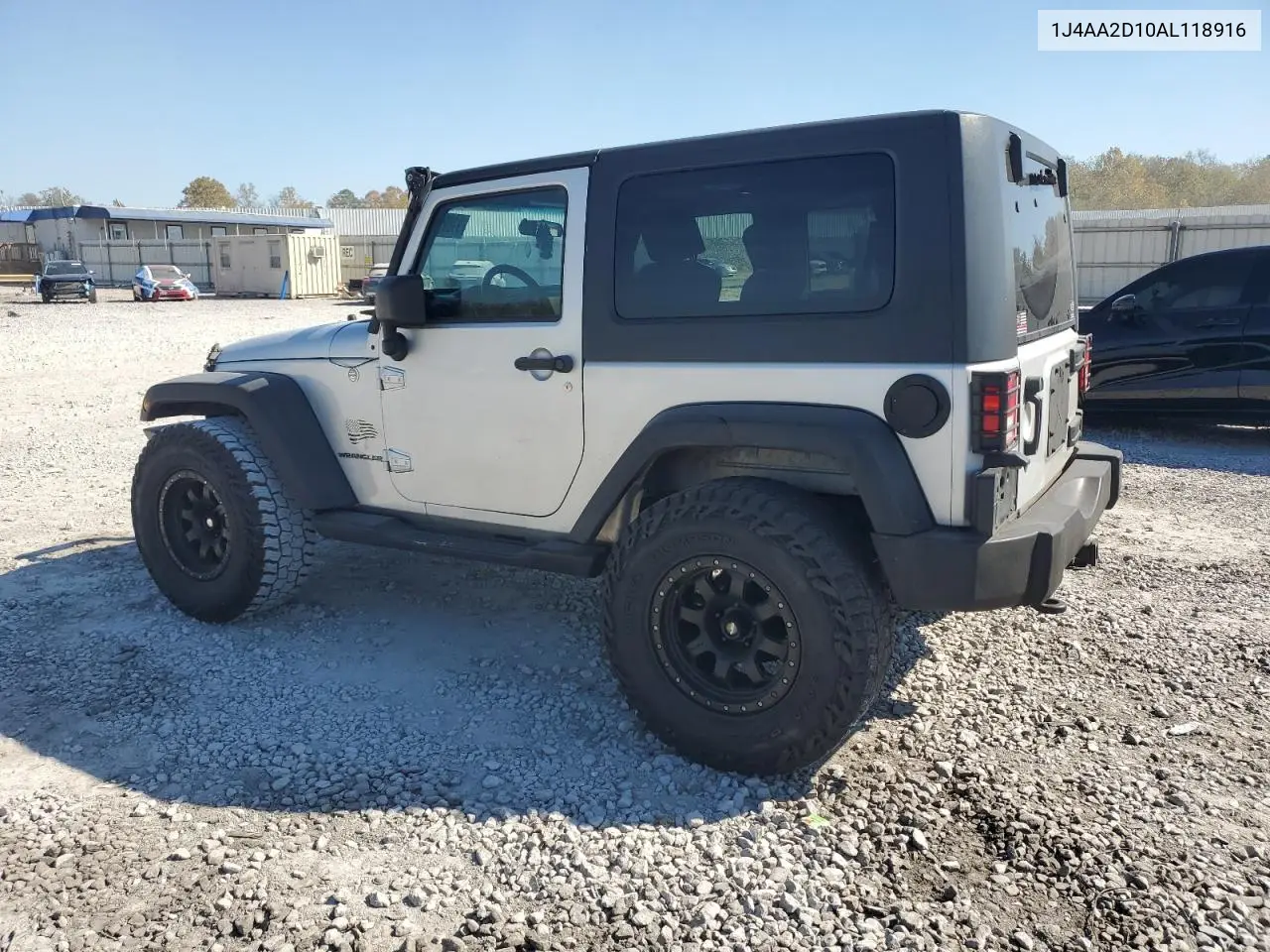 1J4AA2D10AL118916 2010 Jeep Wrangler Sport